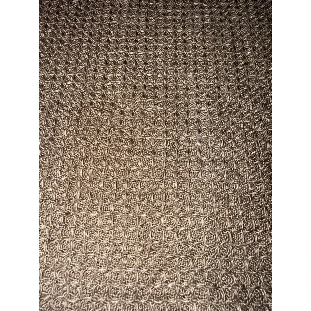 Pottery Barn Belgian Linen Standard Pillow Sham Taupe Neutral Textured 26x20